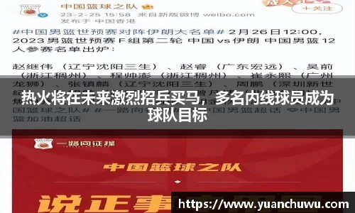 热火将在未来激烈招兵买马，多名内线球员成为球队目标