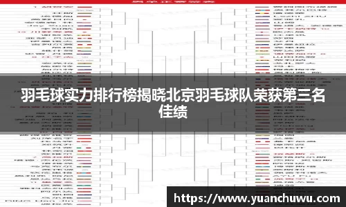羽毛球实力排行榜揭晓北京羽毛球队荣获第三名佳绩